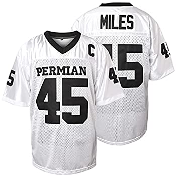 【中古】【輸入品・未使用】Boobie Miles ジャージ、45 Permian Friday Night Lights フットボールジャージ ホワイト ブラック S-XXXL US サイズ: X-Large カラー: ホワイト