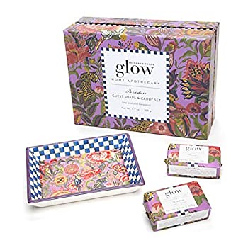 【中古】【輸入品・未使用】MACKENZIE-CHILDS ロイヤルチェック パラダイスバー ソープ&ディッシュセット