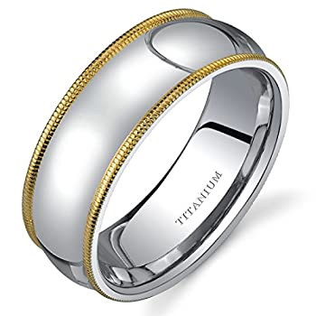 【中古】【輸入品・未使用】クラシック快適フィット8?mmメンズチタン結婚指輪使用可能なサイズ8?to 13