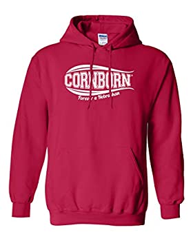 CornBorn ネブラスカハスカーズ スウェットシャツ - フード付きフリースフォーエバー・ア・ネブラスカン XXX-Large レッド