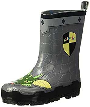 【中古】【輸入品・未使用】Kidorable Dragon Knight グレー天然ゴムレインブーツ プルオンヒールタブ付き (ビッグキッズ) US サイズ: 12 Little Kid カラー: グレイ 【中古】【輸入品・未使用】Kidorable Dragon Knight グレー天然ゴムレインブーツ プルオンヒールタブ付き (ビッグキッズ) US サイズ: 12 Little Kid カラー: グレイ