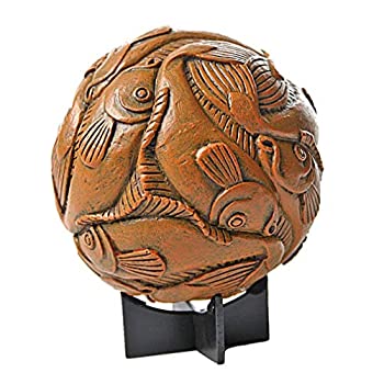 【中古】【輸入品・未使用】球魚テッセレーションORB Paperweight Statue byエッシャーesc04?Parastone