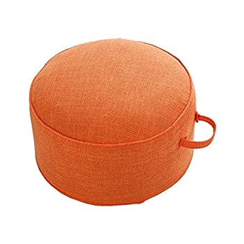 【中古】【輸入品・未使用】ヨガ瞑想畳床枕シートクッションZafu足スツール、オレンジ
