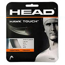 【中古】【輸入品・未使用】HEAD Hawk Touch ブラック カラー ポリ (コーポリ) テニスラケット ストリングセット - 17/18/19ゲージ -...