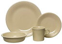 【中古】【輸入品・未使用】フィエスタ4ピース食器類Place Setting、アイボリーby Fiesta