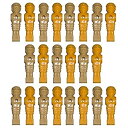 【中古】【輸入品・未使用】サッカー選手22個セット タン/イエロー オールドスタイルメンズ