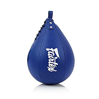 【中古】【輸入品・未使用】Fairtex SB2 マイクロファイバー ムエタイ ボクシング スピードバッグ - ブ..