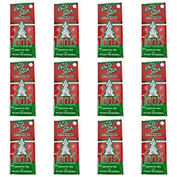 (12) - BRITE STAR Silver 46cm Icicle Tinsel - 2000 Strands (12)