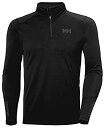 【中古】【輸入品・未使用】Helly-Hansen メンズ LIFA アクティブ 1/2ジップ ベースレイヤーシャツ US サイズ: Small カラー: ブラ...