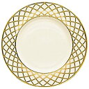 【中古】【輸入品・未使用】Lenox HayworthゴールドBandedアイボリー中国9アクセントプレート