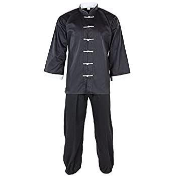 【中古】【輸入品・未使用】Tiger Claw カンフー(Kungfu)ユニフォーム コットン100% ホワイト カフスタイル #2