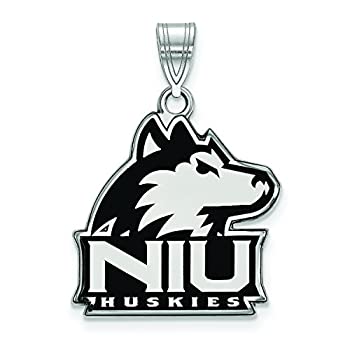 【中古】【輸入品・未使用】Northern Illinois Large ( 3?/ 4インチ)エナメルペンダント( Sterling Sliver ) 【中古】【輸入品・未使用】Northern Illinois Large ( 3?/ 4インチ)エナメルペンダント( Sterling Sliver )