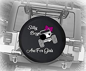 楽天スカイマーケットプラス【中古】【輸入品・未使用】Silly Boys 女の子用 オフロード 4 x 4 ガールズ ラフ テレイン ドライバー アウトドア アドベンチャー JL スペアタイヤカバー 予備カメラ穴付き