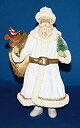 【中古】【輸入品・未使用】Possible Dreams ? ClothtiqueTM Santa withホワイトコート# 713036?RETIRED 1995