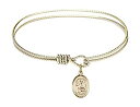 【中古】【輸入品・未使用】楕円形EyeフックバングルブレスレットW /セント・ジョンThe Apostle In金張り
