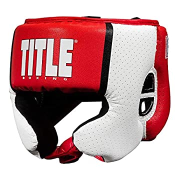 Title Boxing エアロベント USA ボクシング競技用ヘッドギア X-Large レッド