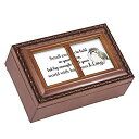 【中古】【輸入品・未使用】Cottage Garden Fill Your World with Love ベベルドウッドグレイン小柄オルゴール 素晴らしい世界...