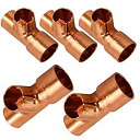 【中古】【輸入品・未使用】Everflow Supplies 端に汗をかいても。 1-1/4 X 1/2 X 1/2 CCRT1244-5 5