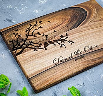 楽天スカイマーケットプラス【中古】【輸入品・未使用】パーソナライズカッティングボード、刻印カッティングボード、カスタムカッティングボード、ウェディングギフト、ブライダルシャワー、新築祝い