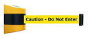 【中古】【輸入品・未使用】Tensabarrier 897-15-S-35-NO-YAX-C Standard Wall Mount, Yellow Caps,...