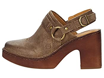 【中古】【輸入品・未使用】BORN Hudson スリングストラップクロッグ レディース, トープディストレスト(Taupe Distressed), 10 【中古】【輸入品・未使用】BORN Hudson スリングストラップクロッグ レディース, トープディストレスト(Taupe Distressed), 10