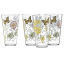 【中古】【輸入品・未使用】Lenox 8?PieceバタフライMeadowアクリルDrinkware Set