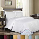 【中古】【輸入品・未使用】Precious Star Linen 100%コットンホワイトストライプ掛け布団カバーセット ツイン/ツインXLサイズ 68x90イ...