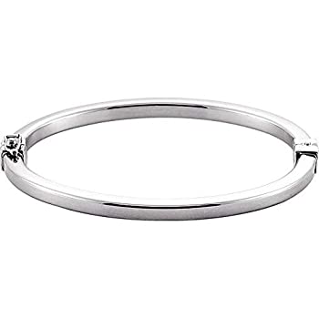 【中古】【輸入品・未使用】Eliana and Eli スターリングシルバー 4mm ヒンジバングルブレスレット