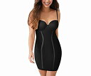 【中古】【輸入品・未使用】Flexees 2304 Easy-Up Strapless Full Slip, Size 38B Black