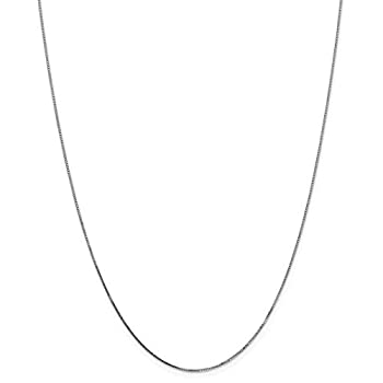 【中古】【輸入品・未使用】Iceカラット14?Kホワイトゴールド0.70?MMボックスチェーンリンクネックレス..