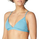 【中古】【輸入品・未使用】Roxy Women's Solid Beach Classics Fixed Tri Bikini Top, Adriatic Bl...