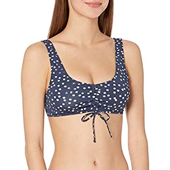 【中古】【輸入品・未使用】Roxy Women's Printed Beach Classics Bralette Bikini Top, Mood Indigo S Kuta DOTS, M