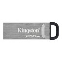 【中古】【輸入品・未使用】キングストン 高速USBメモリ 256GB USB3.2(Gen1)/3.1(Gen1)/3.0 キャップレス 最大転送速度 200M...