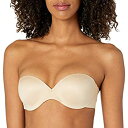 【中古】【輸入品・未使用】Maidenform ウィメンズ カスタムリフト ストラップレスブラ US サイズ: 34A カラー: ベージュ