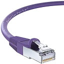 【中古】【輸入品・未使用】InstallerParts (10本パック イーサネットケーブル CAT5E シールドケーブル (FTP) ブーツ25フィート - パープル - プロフェッショナルシリーズ -