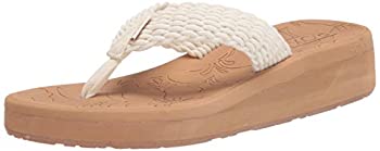 【中古】【輸入品・未使用】Roxy Women's Caillay Comfort Wedge Sandal, Cream 21, 11