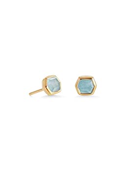 【中古】【輸入品・未使用】Kendra Scott Davie スタッドイヤリング 18Kゴールドヴェルメイル ファインジュエリー レディース, スターリングシルバー 金属, アクアマリン 【中古】【輸入品・未使用】Kendra Scott Davie スタッドイヤリング 18Kゴールドヴェルメイル ファインジュエリー レディース, スターリングシルバー 金属, アクアマリン