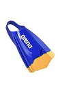 【中古】【輸入品・未使用】Arena Powerfin PRO 水泳トレーニングフィン ブルー/イエロー 4.5-5