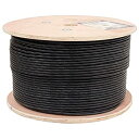 【中古】【輸入品・未使用】Vertical Cable Cat6, UTP, UV Jacket, Outdoor, CMX, 1000ft, Black, B...