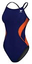 【中古】【輸入品・未使用】(26, Navy/Orange) - TYR Adult Alliance Diamond Back Splice Swimsuit