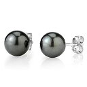 【中古】【輸入品・未使用】The Pearl Source レディーズ タヒチ南洋養殖真珠のスタッドのイヤリング 白金 8.0mm