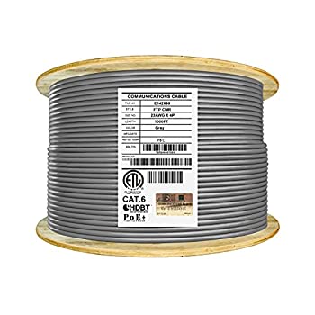 šۡ͢ʡ̤ѡInfinity Cable CAT6 CMR ʥɥå MPEG Ƽ100% 1000ե Х륯֥꡼롣 1000 Foot TSR2404N70GY