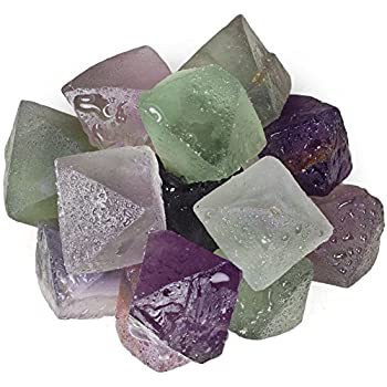 【中古】【輸入品・未使用】Hypnotic Gems 素材:3ポンド Lサイズ 未研磨天然ホタル石 八面体石 中国製 - 粗い原石 原石 原石 原石 原石 キャビング/ラピダリー/研磨/ワイヤ