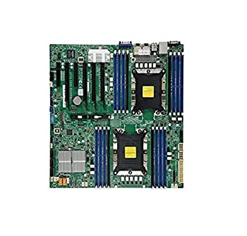 【中古】【輸入品 未使用】Supermicro マザーボード MBD-X11DPI-N-B Xeon デュアルソケット S3647 C621 Max.2TB PCI Exress EATX ブラウンボックス