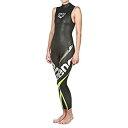 【中古】【輸入品・未使用】Arena Triwetsuit Carbon Sleeveless Wetsuit, Black, Medium