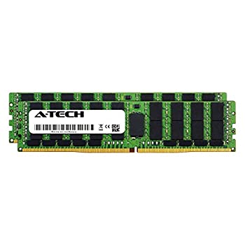 【中古】【輸入品・未使用】A-Tech 64GB キット (2 x 32GB) Dell XC730xd-12 - DDR4 PC4-21300 2666Mhz ECC 負荷低減LRDIMM 2Rx4 - サーバーメモリ RAM OEM SNP2WMMMC/32G (