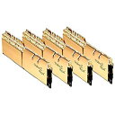【中古】【輸入品・未使用】G.Skill 64GB DDR4 Trident Z ロイヤルゴールド 3200Mhz PC4-25600 CL14 1.35V ク...