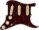 【中古】【輸入品 未使用】Fender ギターパーツ Pre-Wired Strat Pickguard, Custom Shop Custom 039 69 SSS, Tortoise Shell 11 Hole PG