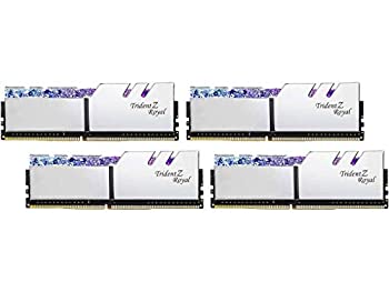 【中古】【輸入品・未使用】G.SKILL 128GB（4 x 32GB）Trident Z RoyalシリーズDDR4 SDRAM 3200MHz PC4-25600デスクトップメモリモデルF4-3200C16Q-128GTRS