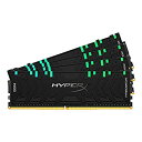 【中古】【輸入品・未使用】HyperX Predator RGB 128GB 3000MHz DDR4 CL16 DIMM XMP (4個セット) HX430C...